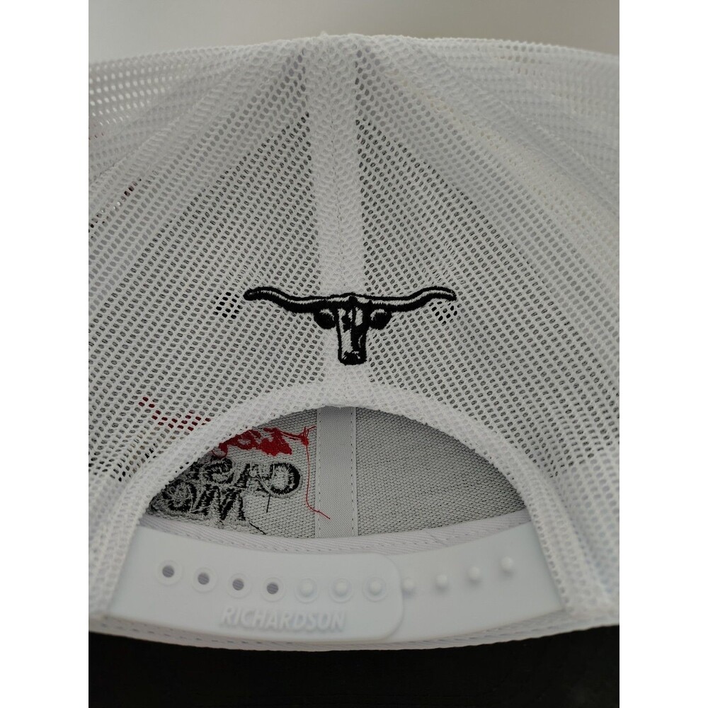 Richardson 112 The Big Show 6 Panel Lot Of 2 Snapback Mesh Hat Black White NEW - Picture 6 of 6